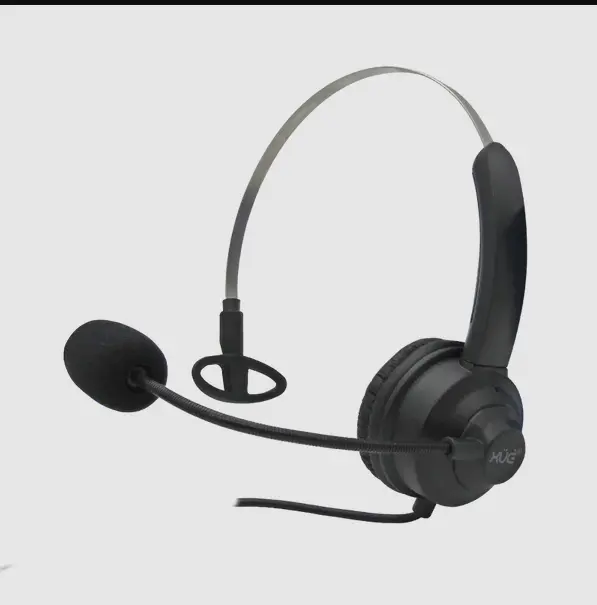 Diadema USB 2.0 XUE® U1 Monoaural con Micrófono / Control en Cable / 1.8m