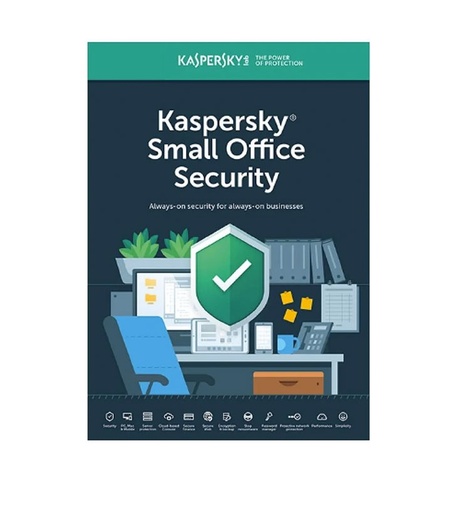 SMALL OFFICE SECURITY 8 / 15 DISP / 15 MOVIL / 2 SERVER / 12 MESES / RENOVACIÓN (KL4541DDMFR)